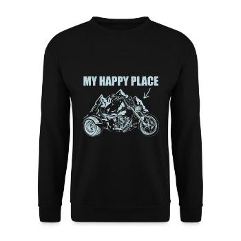 Trike - Unisex Pullover - Schwarz - Vorne - Alina (178cm) & Michal (187cm)