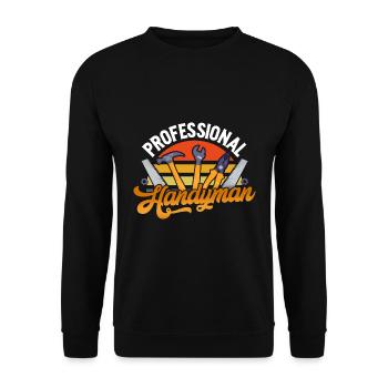 Artisan professionnel - Sweat-shirt Unisexe - noir - Devant - Alina (178cm) & Michal (187cm)