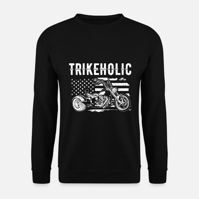 Trike Fahrer Geschenkideen | Trikes Triker Biker - Unisex Pullover - Schwarz