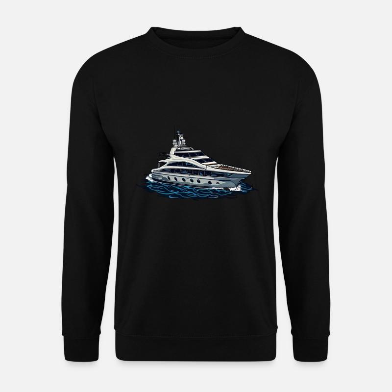 Yacht Schiff - Unisex Pullover - Schwarz