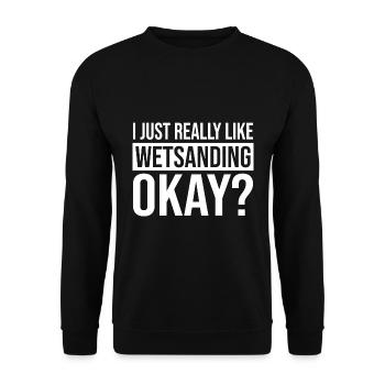 Vehicle painters - Unisex Sweatshirt - black - Front - Alina (178cm) & Michal (187cm)