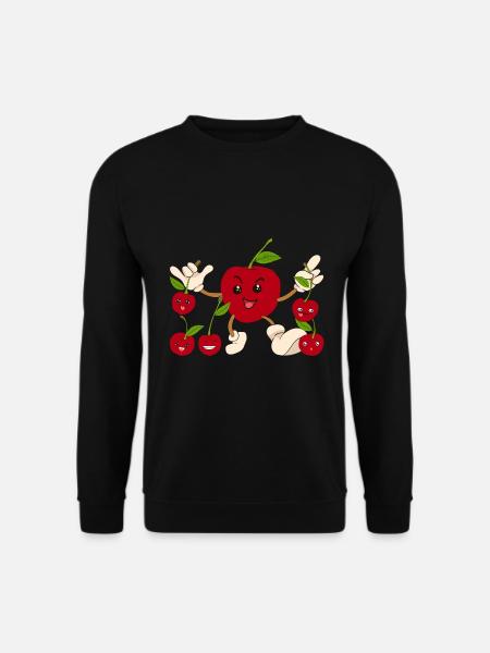Fruits Cerises Fruits Cadeau de fruits d’été Cerise - Sweat-shirt Unisexe - noir