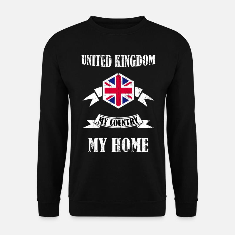 Angleterre Royaume-Uni Royaume-Uni cadeau - Sweat-shirt Unisexe - noir