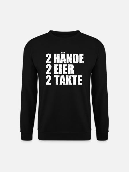 Zweitakt Moped Motorrad 2 Takt Eier Otto Motor - Unisex Pullover - Schwarz