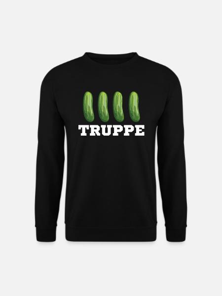 Gurkentruppe Trainer Gurke Mannschaft Fußball Team - Unisex Pullover - Schwarz