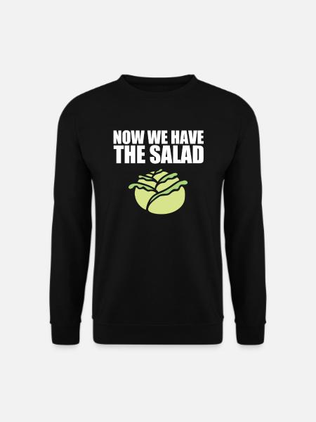 Non, nous avons la salade anglais anglais disant - Sweat-shirt Unisexe - noir