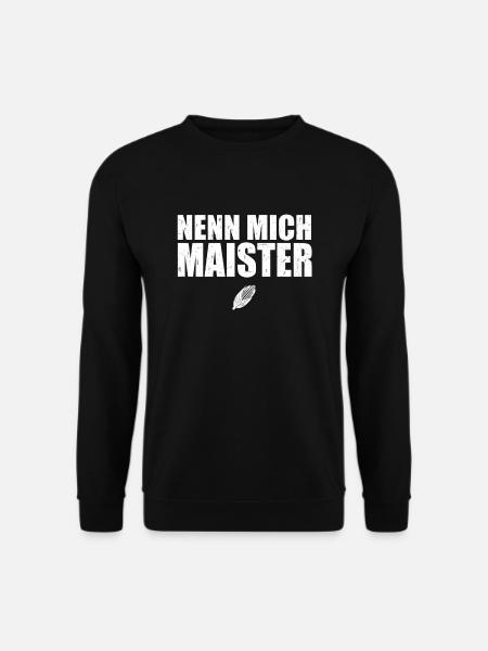 Maister Maisernte Mais fahren Maishäcksler Bauer - Unisex Pullover - Schwarz