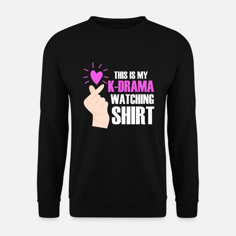 K-Drama Addict KDrama Corée du Sud Coréen Asiatique - Sweat-shirt Unisexe - noir