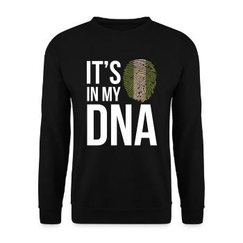C'est dans mon empreinte ADN Nigérian Nigérian - Sweat-shirt Unisexe - noir - Devant - Alina (178cm) & Michal (187cm)