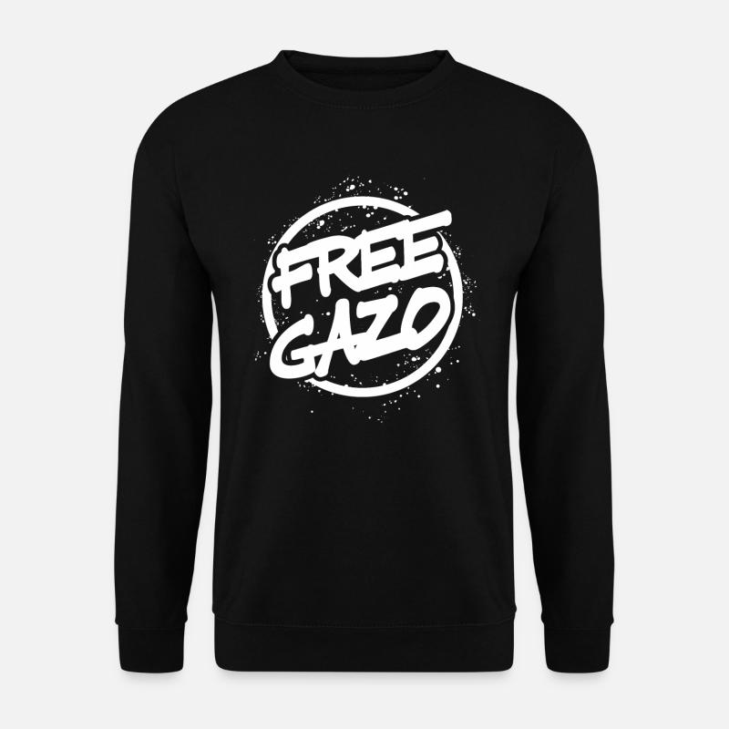 Free Gazo Rapper Haft Rap Hamburg Gangster Knast - Unisex Pullover - Schwarz