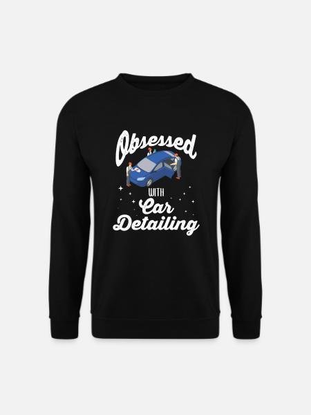 Car detailing King Polieren Politur Auto waschen - Unisex Pullover - Schwarz