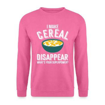 Cereals Cornflakes Frühstück Cerialien Müsli Essen - Unisex Pullover - Pink - Vorne