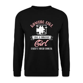 Aviron Aviron Club d’aviron Sport - Sweat-shirt Unisexe - noir - Devant - Alina (178cm) & Michal (187cm)