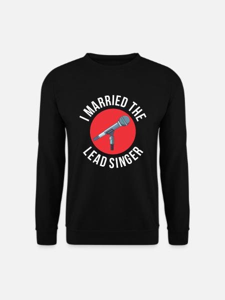 Lead Singer Sänger Sängerin Singen Karaoke Musik - Unisex Pullover - Schwarz