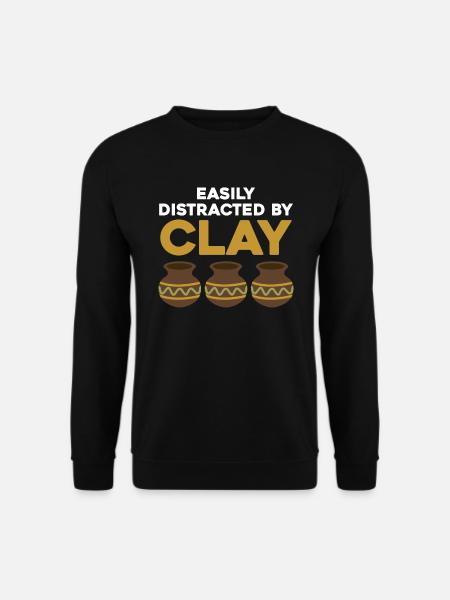 Clay Bae Töpfern Töpferer Topf Pottery Keramik - Unisex Pullover - Schwarz
