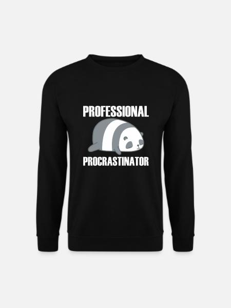 Procrastination Procrastination - Sweat-shirt Unisexe - noir