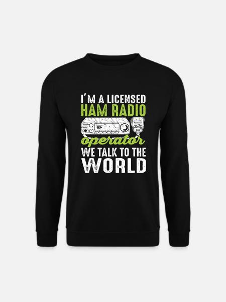Amateurfunk Ham Radio Funk Radio Amateufunker - Unisex Pullover - Schwarz