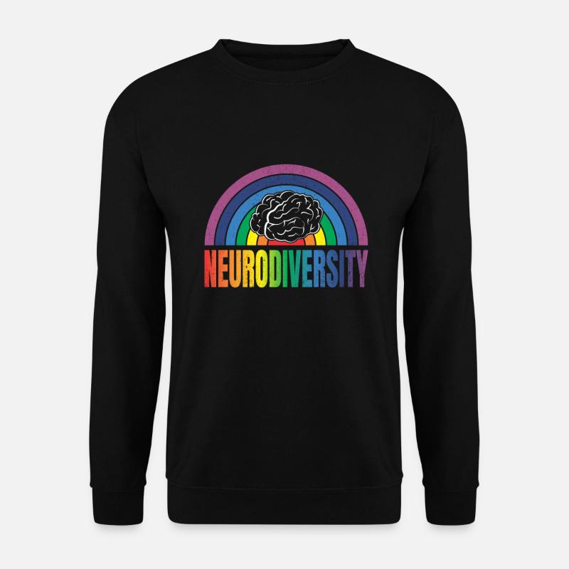 Neurodiversity Neurodiversität Autist Autismus - Unisex Pullover - Schwarz