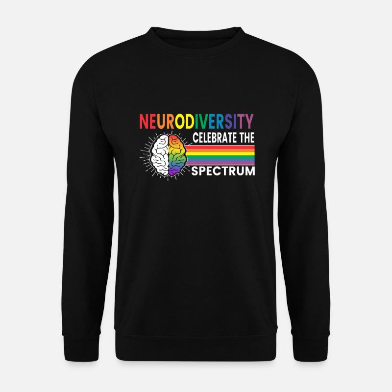 Neurodiversity Neurodiversität Autist Autismus - Unisex Pullover - Schwarz