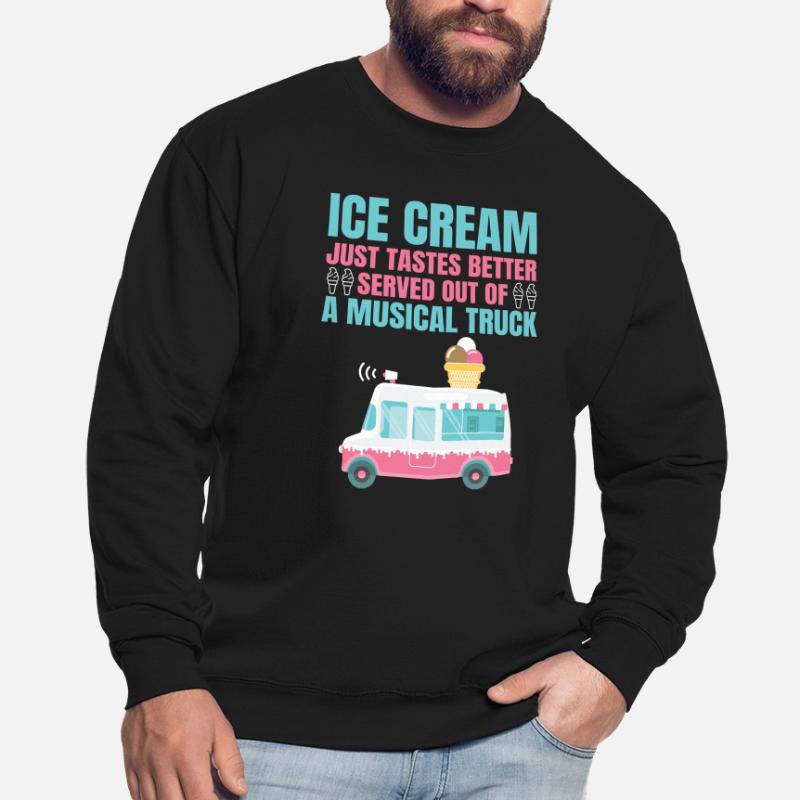 Eiswagen Eismann Eisverkäufer Eisdiele Eis Truck Unisex Pullover