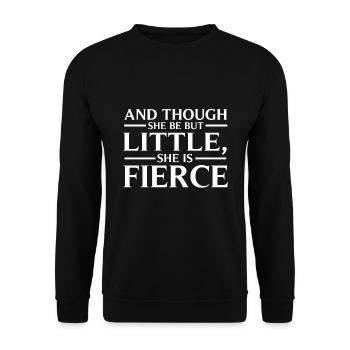 Shakespeare Literator Zitat Spruch Theater Drama - Unisex Pullover - Schwarz - Vorne - Alina (178cm) & Michal (187cm)