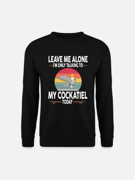 Nymphensittich Vogelbesitzer Vogel Haustier Vögel - Unisex Pullover - Schwarz