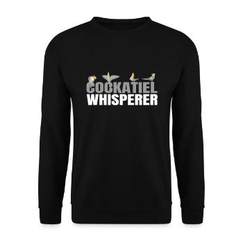 Nymphal Parakeet Bird Owner Bird Pet Birds - Unisex Sweatshirt - black - Front - Alina (178cm) & Michal (187cm)