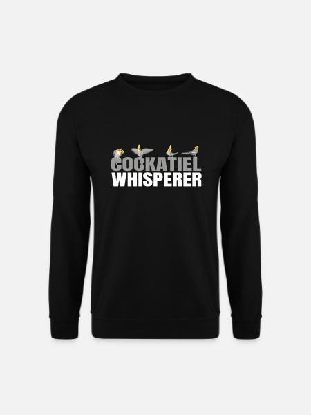 Nymphensittich Vogelbesitzer Vogel Haustier Vögel - Unisex Pullover - Schwarz