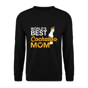 Kakadu Vogelbesitzer Vogel Haustier Vögel Cockatoo - Unisex Pullover - Schwarz - Vorne - Alina (178cm) & Michal (187cm)