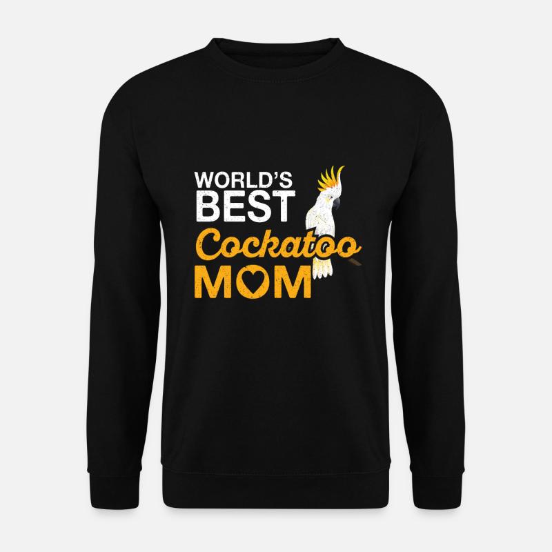 Kakadu Vogelbesitzer Vogel Haustier Vögel Cockatoo - Unisex Pullover - Schwarz