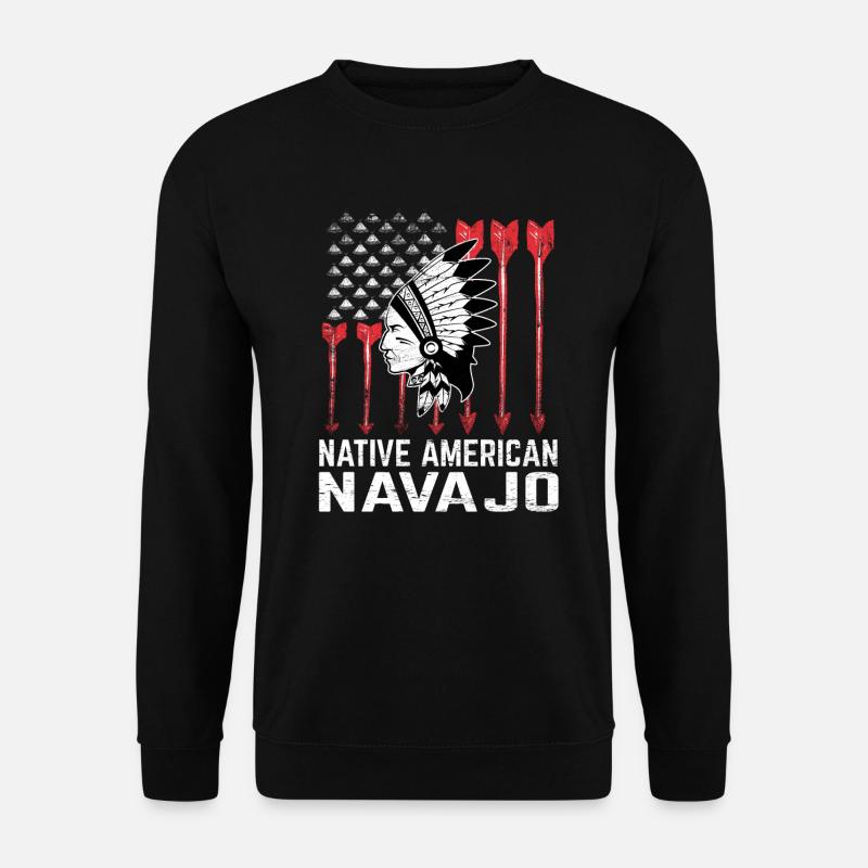 Navajo Tribe Native American Indian Indianer - Unisex Pullover - Schwarz