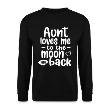 tante bébé bébé mignon - Sweat-shirt Unisexe - noir - Devant - Alina (178cm) & Michal (187cm)