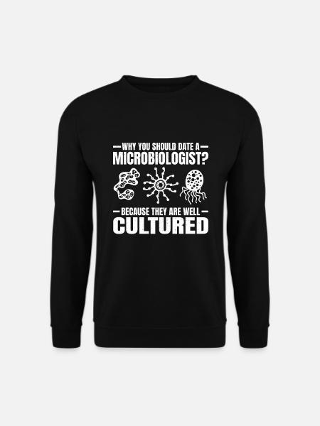 Mikrobiologie Biologie Student Biologe Labor - Unisex Pullover - Schwarz