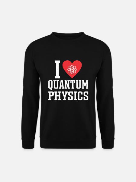 Quantenphysik Physik Physiker wissenschaft quanten - Unisex Pullover - Schwarz