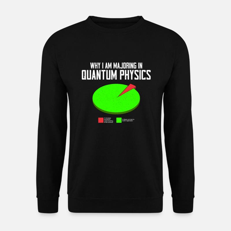 Quantenphysik Physik Physiker wissenschaft quanten - Unisex Pullover - Schwarz