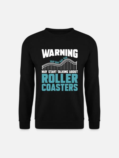 Roller Coaster Amusement Park Amusement Park - Unisex Sweatshirt - black