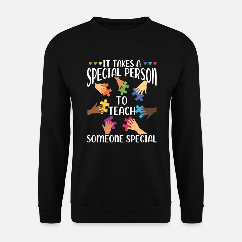 Sonderpädagogik Sonderschule Lehrer Schule - Unisex Pullover - Schwarz