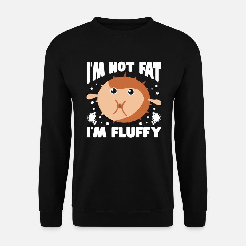 Kugelfisch Pufferfisch Fisch Ballonfisch Fische - Unisex Pullover - Schwarz