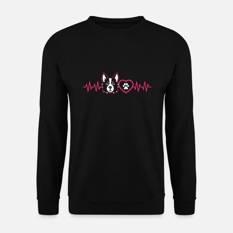 Border Collie Hund Hunde Hunderasse Bordercollie - Unisex Pullover - Schwarz