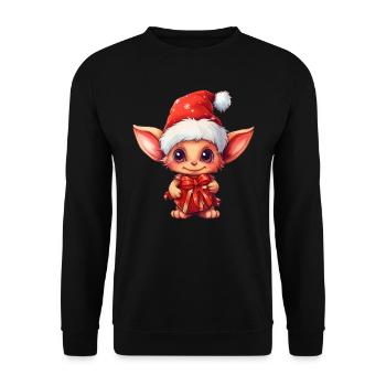 Cute Imp - Unisex Sweatshirt - black - Front - Alina (178cm) & Michal (187cm)
