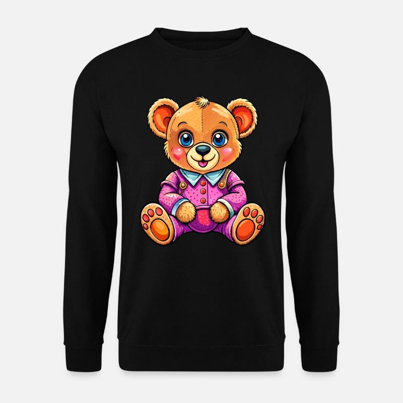 Süßer Teddy - Unisex Pullover - Schwarz