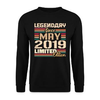 May 2019 May - Jubilee May 2019 - Unisex Sweatshirt - black - Front - Alina (178cm) & Michal (187cm)