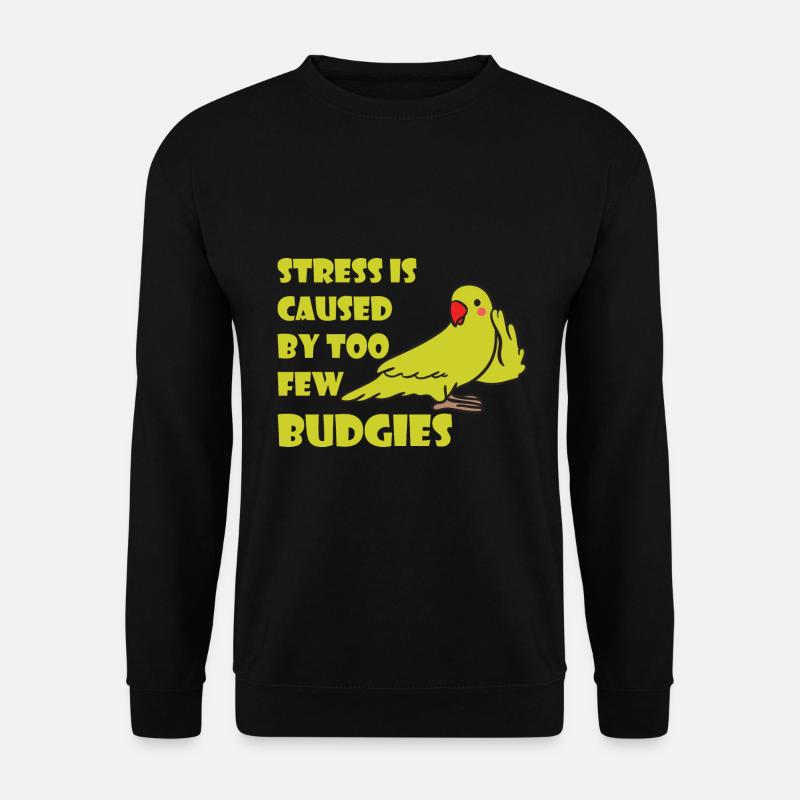 Wellensittich - Unisex Pullover - Schwarz