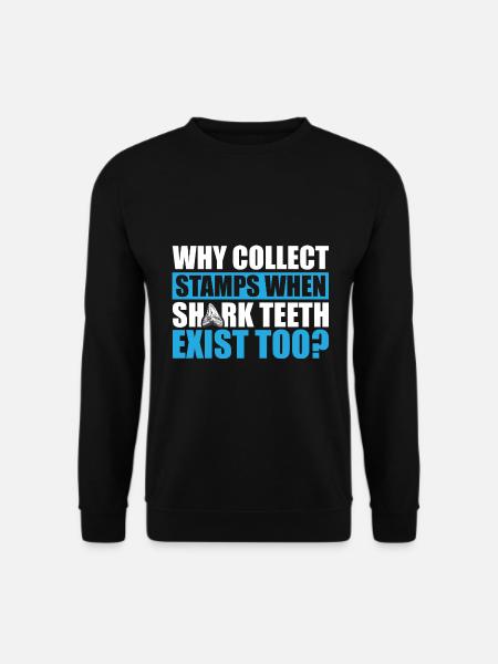 Dent de requin - Sweat-shirt Unisexe - noir