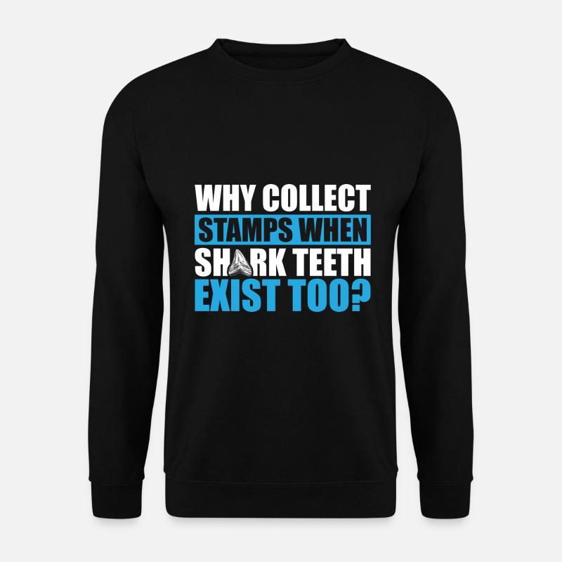 Shark tooth - Unisex Sweatshirt - black