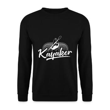 Kayakers Kayaks Kayakers Kayakers Kayak kayak - Unisex Sweatshirt - black - Front - Alina (178cm) & Michal (187cm)