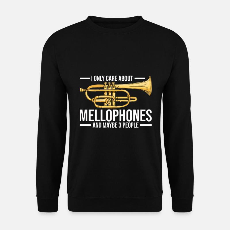Mellophon Spieler - Unisex Pullover - Schwarz