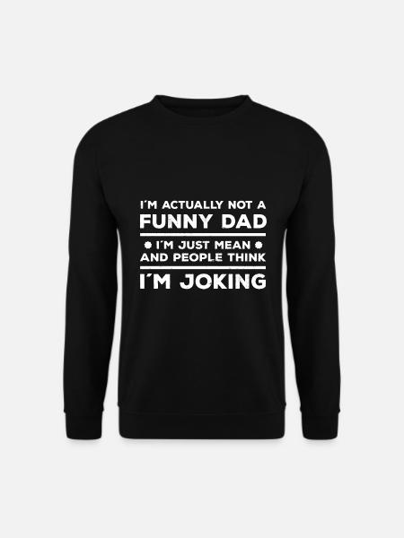 Geschenkidee für Papa - Unisex Pullover - Schwarz