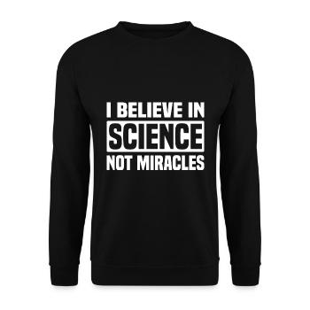 Atheismus - Unisex Pullover - Schwarz - Vorne - Alina (178cm) & Michal (187cm)