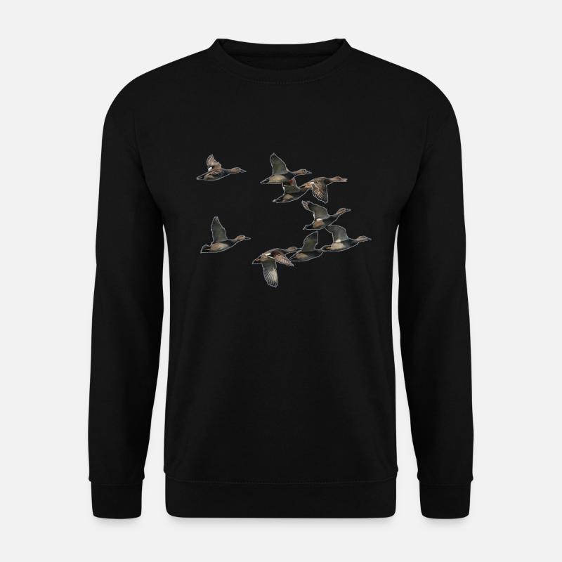 duck band flying - Unisex Sweatshirt - black